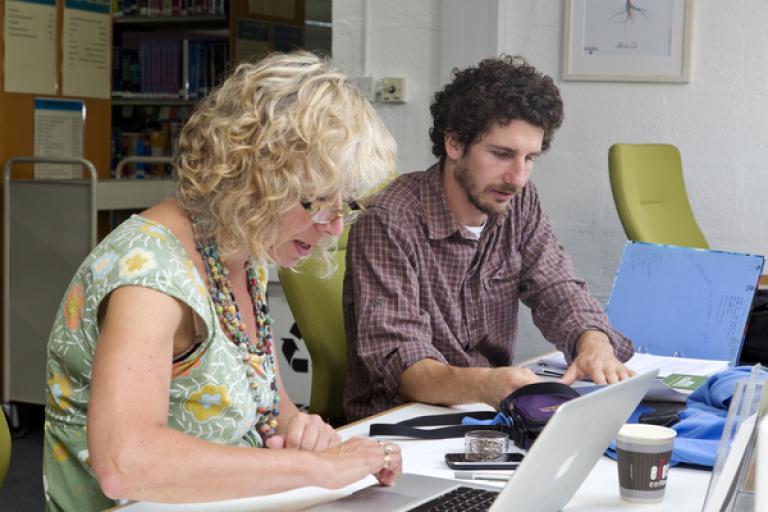 Staff working in an office