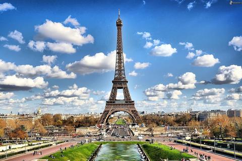 the Eiffel tower