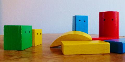 Decorative - coloured blocks