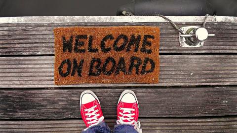 Picture of a welcome doormat