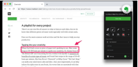 Screenshot of Evernote Web Clipper showing editing pane for clipped section